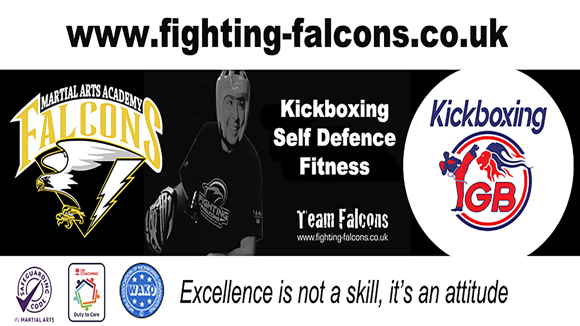 Fighting Falcons kickboxing athletes training together